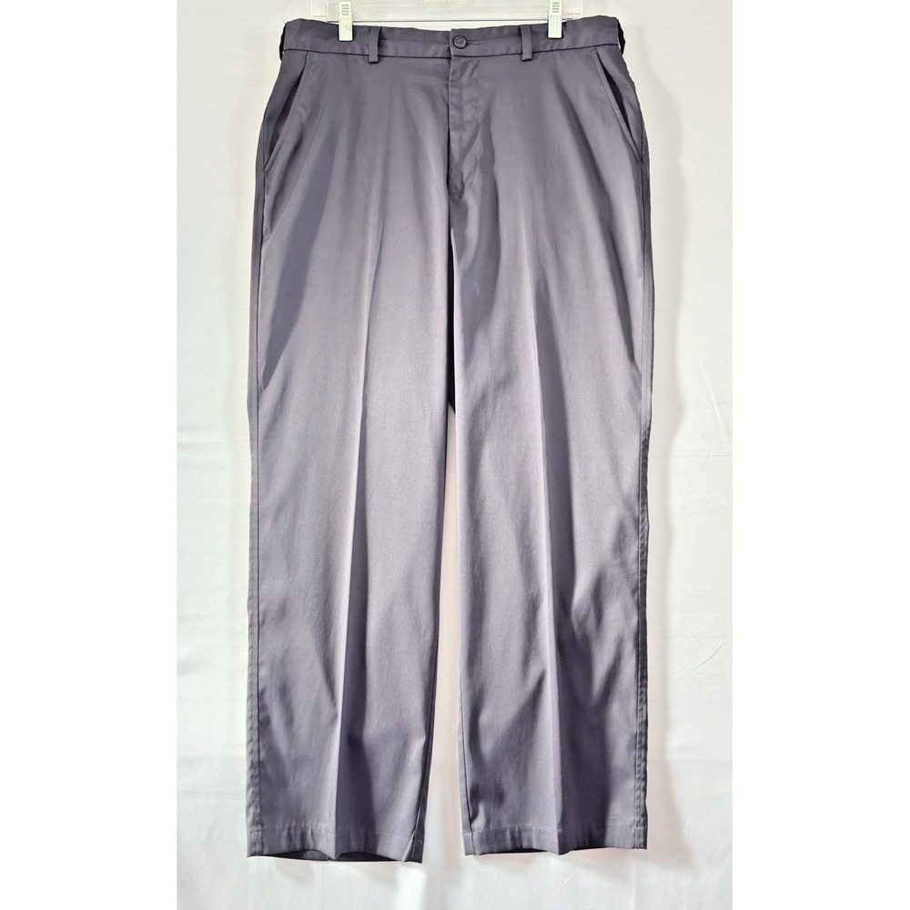 Pebble‎ Beach Golf Pants Mens Gray Slacks Lightweight 34x30